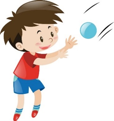 StudentCatchingBall