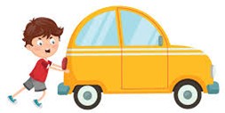 StudentPushingCar